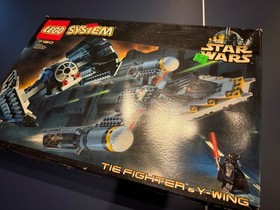 Lego 7150 Star Wars TIE Fighter & Y Wing COMPLETE W/ ALL PIECES MANUAL