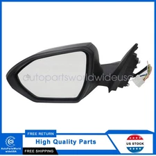 Driver Left Side Mirror Blind Spot Manual Fold For 2022-23 Hyundai Santa Cruz