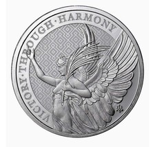 2021 1 oz UK St. Helena Victory Through Harmony .999 Silver Coin Queen Elizabeth 64.98 per troy oz