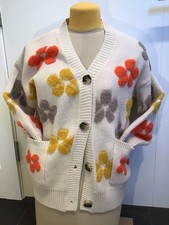 Oversized Flower Cardigan