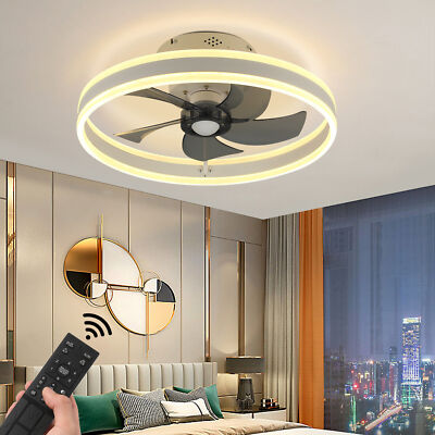 LED Deckenleuchte Fan Deckenventilator Lampe Beleuchtung + Fernbedienung Moderne