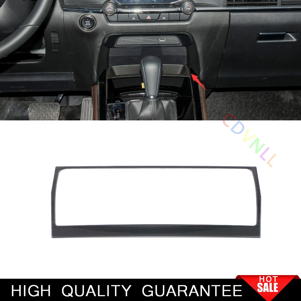 Fit For Mazda CX-30 2020-2022 Black Steels Console Storage Box Frame Trim 1*