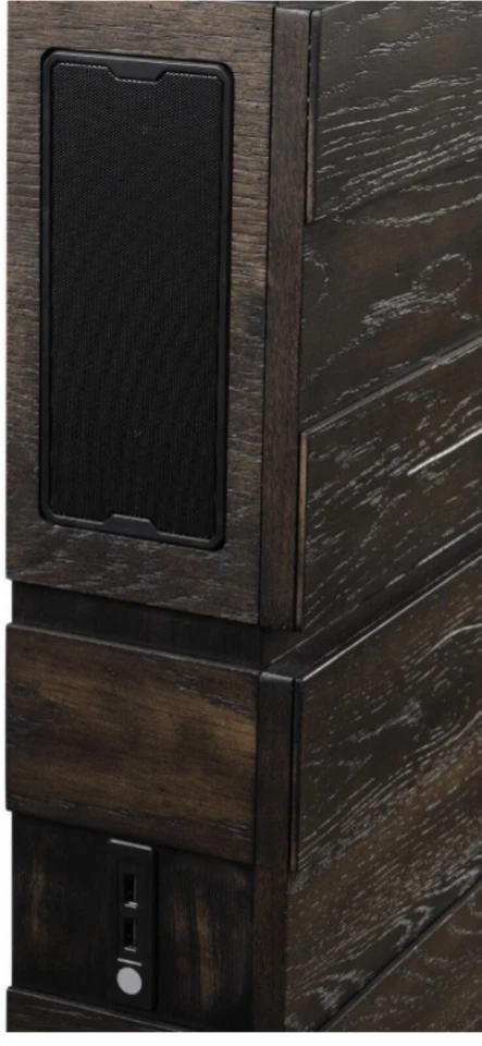 Кровать Edison King с 2 фарами на головке - 2 USB-порта, подключение Bluetooth с динамиками - Изображение 3 из 3