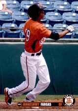 2018 San Jose Giants Grandstand #8 Johneshwy Fargas Puerto Rico PR Baseball Card