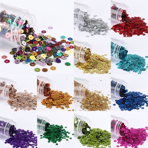 Paillettes a forma di fiori a coppa da 6 mm per artigianato