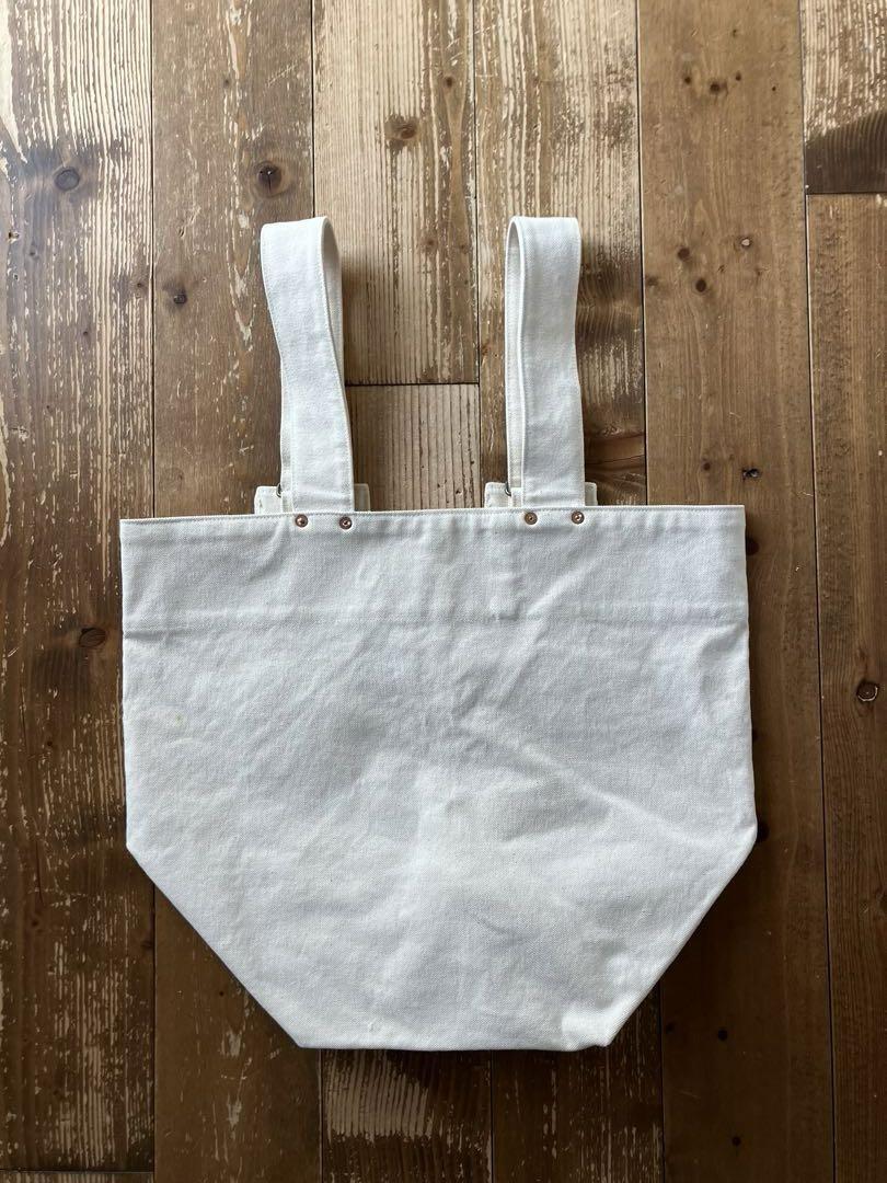 Kapital Capital Canvas 2Way Bag Rucksack Tote Cotton White