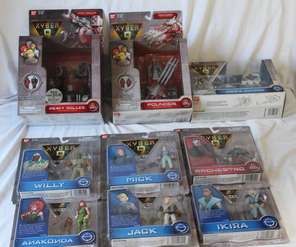XYBER New Dawn Heavy Roller Pounder Jack's Jumper Action Figure Lot NEW  MOC