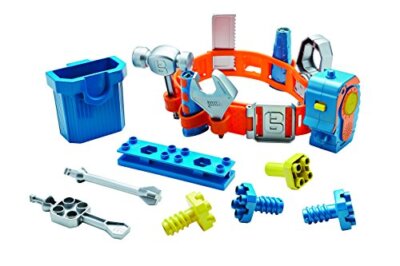 Bob the Builder Talking Tool Belt Works w/Mega Bloks Lights Fisher-Price