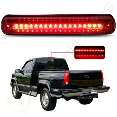 For 88-98 Chevy GMC C1500 K1500 LED 3rd Third Tail Brake Cargo 