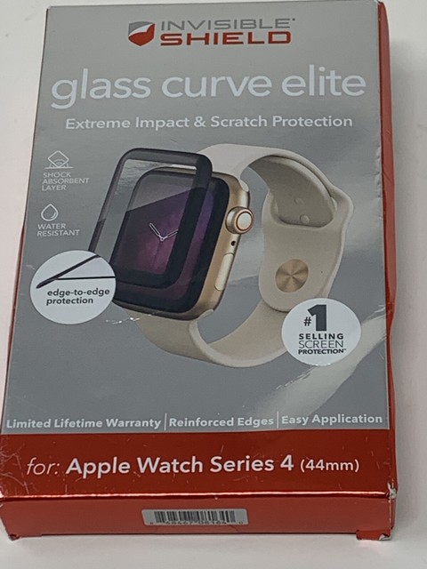**NEW Zagg InvisibleShield Glass Curve Elite Protector Apple Watch Series 4 44mm | eBay