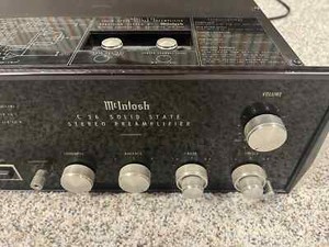 Mcintosh プリアンプC26 McIntosh C26 2-Channel Solid State Preamplifier