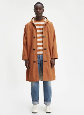 Parka Jacket Coat Rust Brown 