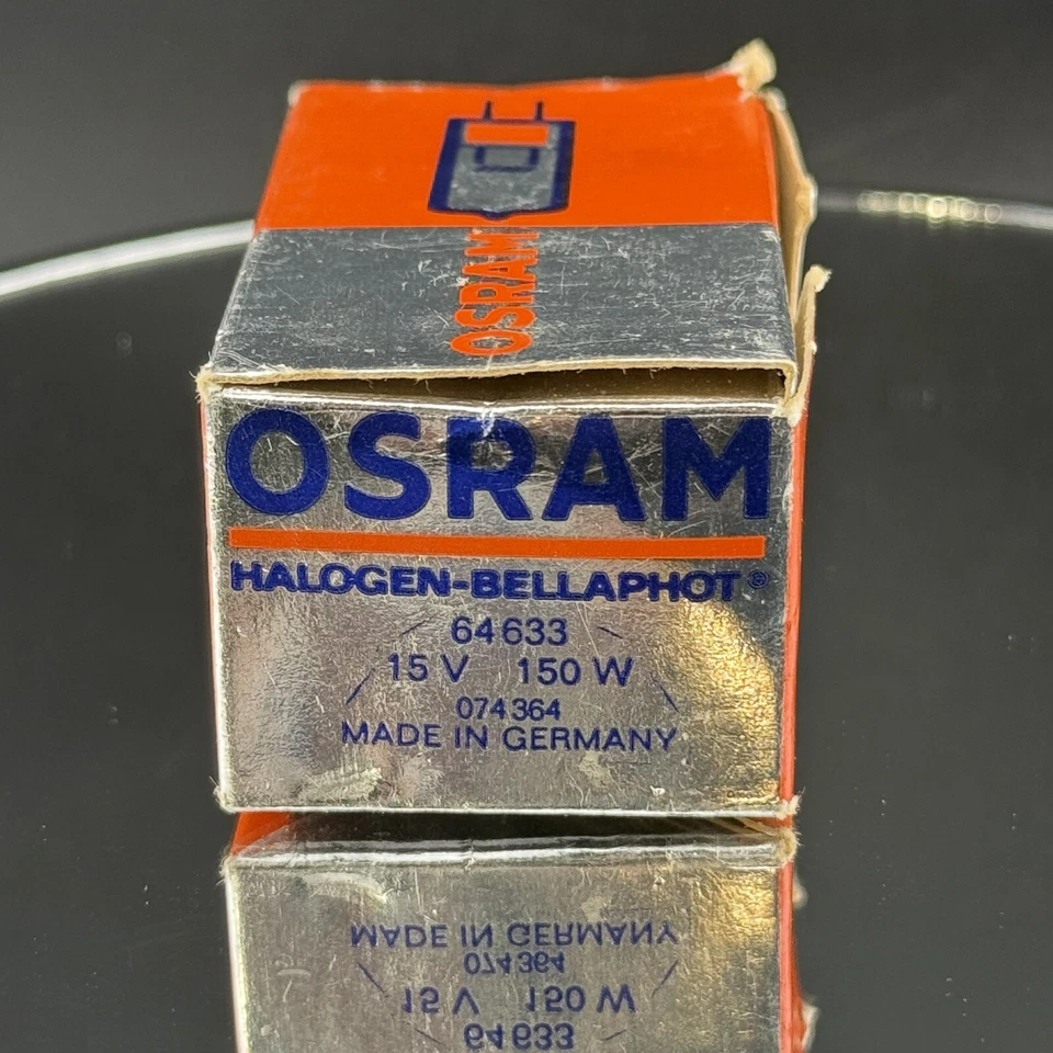 OSRAM Halogen Bellaphot 64633 15v 150W 07364 bulb lamp made in Germany - Image 2 of 4