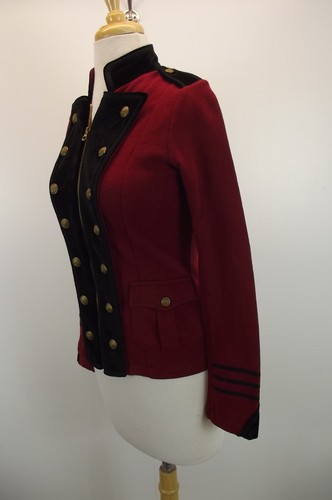 Denim & Supply Ralph Lauren Womens Small Red Jacket Blazer RRL Military Polo RL - Picture 4 of 7