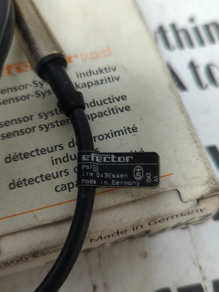 EFECTOR FM,IFB3002BPKG,INDUCTIVE SENSOR NOS - Image 4 of 4