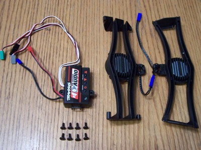 NEW TRAXXAS SLASH ON BOARD AUDIO SOUND SYSTEM WITH MODULE & SPEAKERS 2WD 4WD OBA | eBay