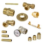 Messing Gewindefitting Winkel Doppelnippel Kappe Muffe T-Stück Kreuzstück IG AG
