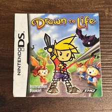 Drawn to Life Nintendo DS Instruction Manual Only