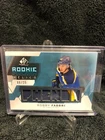 2015-16 UD SP GAME USED ROOKIE PHENOMS RELICS /25 ROBBY FABBRI PATCH SPGU BLUES