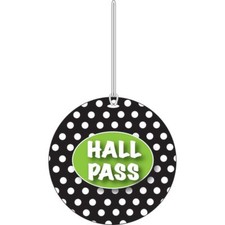B W Dots Hall Pass ASH10319