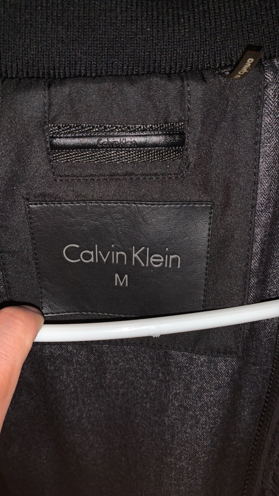 CALVIN KLEIN Men's Classic Midweight Stand Collar Jacket Black Medium