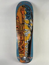 Dan Cates BLUE Mummy Pro deck Death Skateboards 8.125" with grip & free shipping