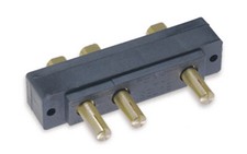 Morinco 100MR STAGE PIN RECEPTACLE 100A 125V PANEL MOUNT BLACK RING TERMINAL 25