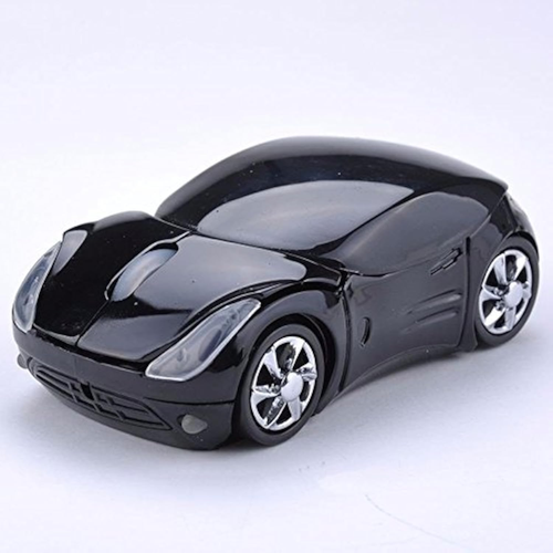 2.4G Wireless Race Car Mouse, Optical Computer Mouse with USB Receiver for Lapto