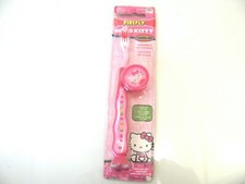 New Firefly Hello Kitty Toothbrush w/Suction Cup Base  Cap