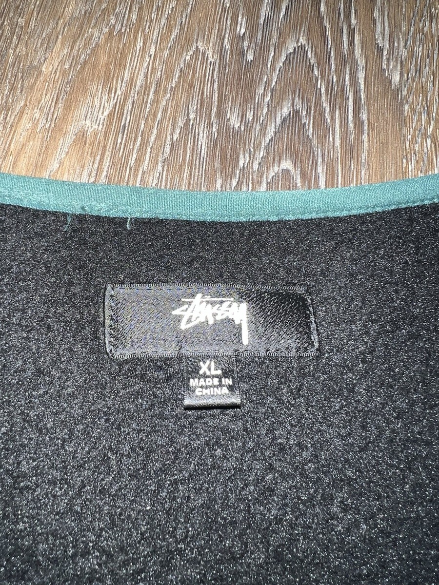 Stussy Polar Fleece Cardigan Size XL Pre Owned 2021 Black | eBay Stussy Polar Fleece Cardigan Size XL Pre Owned 2021 Black | eBay