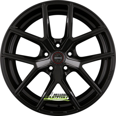 4x Momo RF01 stardust glossy black 8.5x19 ET34 - LK5/120 ML72.6 Felge Alu