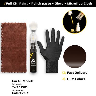 Touch up Paint for Gm Code: WA613G Galactica-1 Fast Drying Scratch Repair