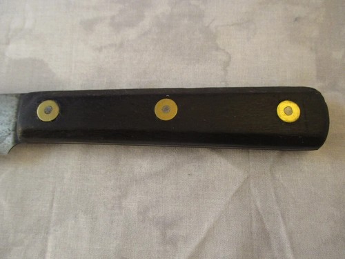 Extra long F Dick 14.5 inch Carbon Steel Round Nose Semi Flexible Slicer Knife - Picture 3 of 11