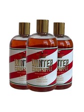 Bath  Body Work Winter Candy Apple 2 in 1 Body Wash  Bubble Bath 16 fl oz New