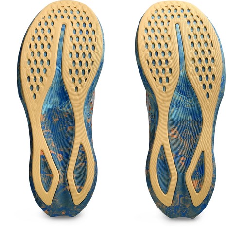 ASICS Women's Noosa TRI 16 Running Shoes, Nature Blue/Faded Orange - Picture 3 of 4
