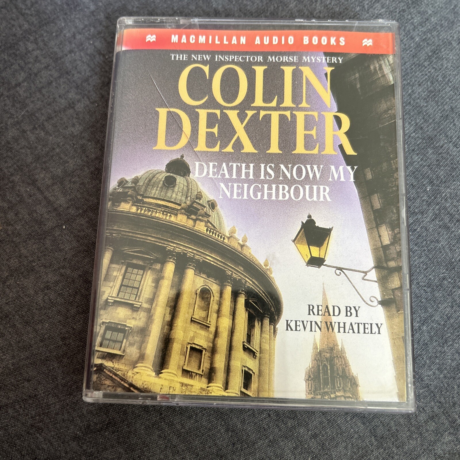 COLIN DEXTER - Death Is Now My Neighbour - 2 Tapes - Audiobook Cassette 1996