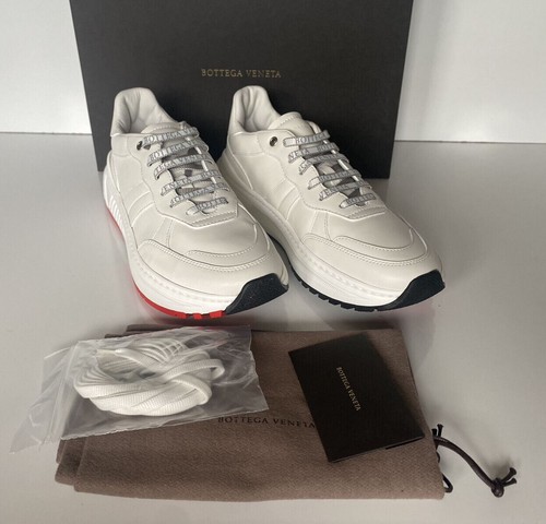White Calf Leather Sneakers 