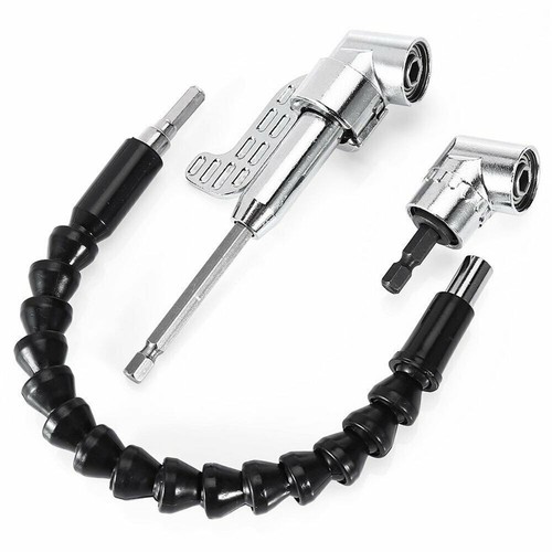 6tlg Winkelschrauber-Vorsatz Adapter Winkelaufsatz Akkuschrauber Bithalter 1/4" - Bild 8 von 15