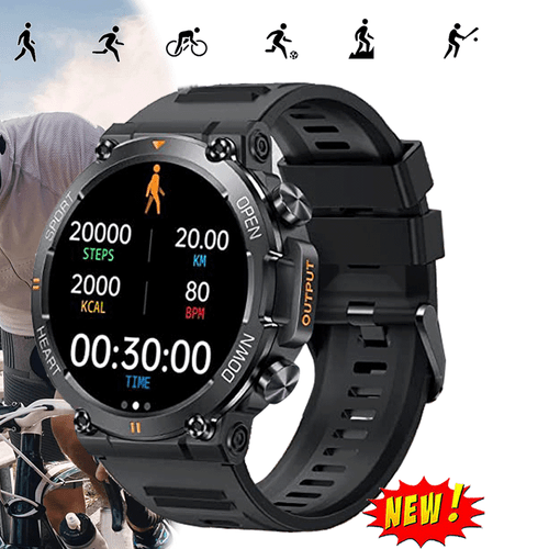 Smart Watch for Men Bluetooth Call ECG Heart Rate Sleep Monitor Fitness Tracker - Picture 3 of 9