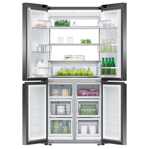 Fisher & Paykel Series 7 498L Quad Door Refrigerator Black Stainless Steel RF... - Picture 4 of 4