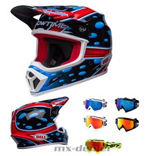 Casco da cross Bell MX-9 Mc Grath Showtime 23 MIPS MX casco + occhiali HP7 Troy Lee 