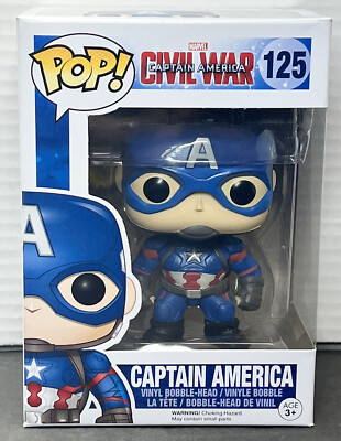 Funko POP Marvel Captain America: Civil War #125 Captain America