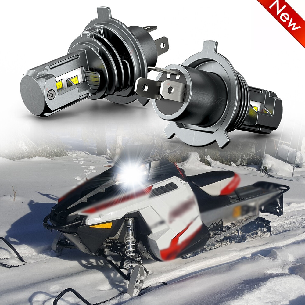 2x Snowmobile LED Headlight Kit for Polaris RMK 500 600 700 800 900 6000K Crystal White 2x Snowmobile LED Headlight Kit for Polaris RMK 500 600 700 800 900 6000K Crystal White