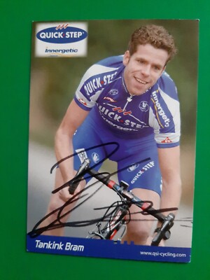 CYCLING Cycling Card BRAM TANKINK Team QUICK STEP Innergetic 2006 Signed