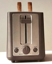 2-slice toaster in gray - by Figmint