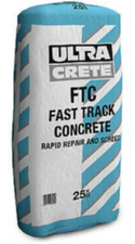 High Strength Concrete Screed Fast Set Floor Repair Ultracrete FTC 25kg