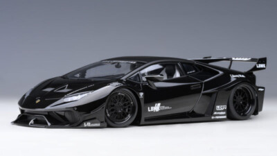 New AUTOart Lamborghini Huracan LB Silhouette 1:18 Model Car Black 79129 KidBX