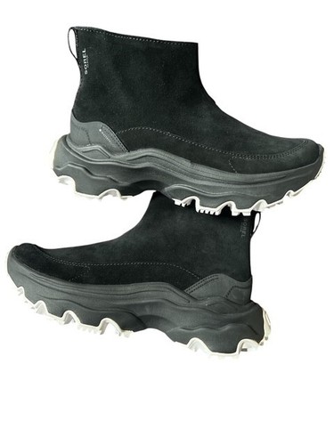 Sorel Waterproof Women's Kinetic Breakthru Acadia WP Boots Black Size 9 - Picture 2 of 6