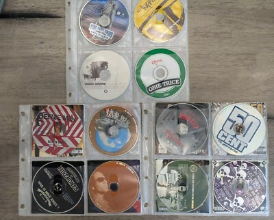 CD Lot Of 24 Hip Hop Rap MethodMan Mike Jones DJ Tupac Ying Yang Pastor Troy
