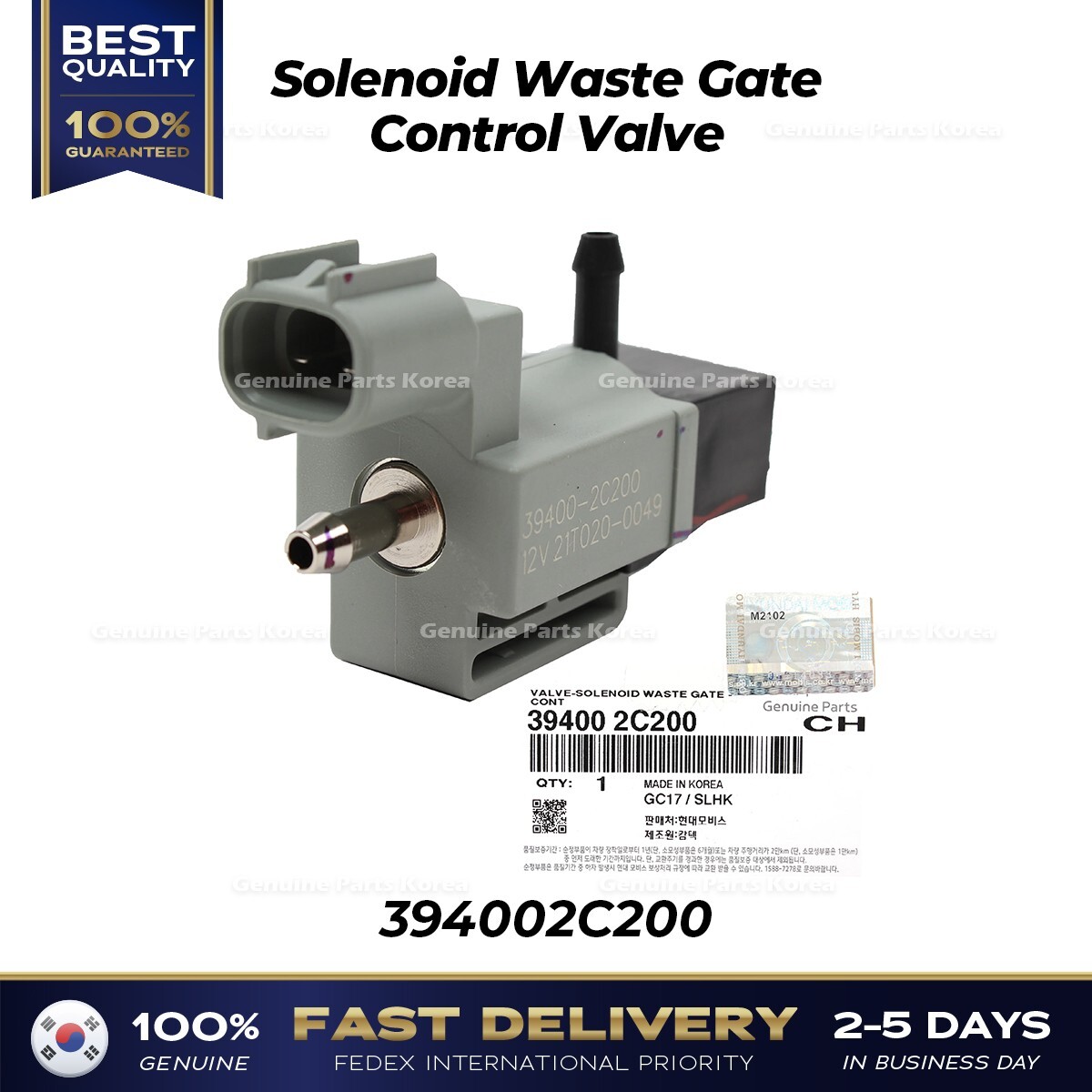 ⭐Genuine⭐ Solenoid Waste Gate Control Valve 394002C200 for